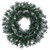 VIC-A806325LED - 24" Flocked Alaskan Wreath LED 50 Warm White - Vickerman