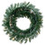 VIC-A895231LED - 30" Flocked Utica Fir Wreath 50 Warm White - Vickerman