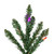 VIC-B160426LED - 24" Anoka W/Burlap Base Dura L 35 MU - Vickerman