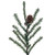 VIC-B803919 - 18" Carmel Pine W/Cones 294T Burlap Base - Vickerman