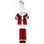 VIC-C896010 - 6' Red Velvet Santa Standing Or Sitting - Vickerman