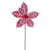 VIC-EH235703 - 23" Red/White Poinsettia Stem, 3-Pack - Vickerman