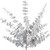 VIC-FK223528 - 28" Silvr Eucalyptus Glitter Spray, 2-Pack - Vickerman