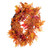 VIC-FPL250928 - 28" Fall Red Maple Leaf Wreath - Vickerman