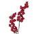 VIC-FQ242160 - 5' Red Ice Berry Garland - Vickerman