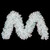 VIC-G235714 - 9' x 14" White Iridescent Garland 280T - Vickerman