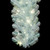 VIC-G235715LED - 9' x 14" White Iridescent Garland WA 100 Pure White - Vickerman