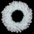 VIC-G235730 - 30" White Iridescent Wreath 180T - Vickerman