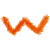 VIC-K162414 - 9'x14" Orange Fir Garland 250T - Vickerman