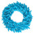 VIC-K164324 - 24" Sky Blue Fir Wreath 210T - Vickerman