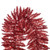 VIC-K165215LED - 9'x14" Tinsel Red Garland DL LED 100 Red - Vickerman