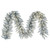 VIC-K166915LED - 9'x14" Silver Garland Dura L LED 100 Warm White - Vickerman