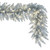 VIC-K166915LED - 9'x14" Silver Garland Dura L LED 100 Warm White - Vickerman