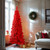 VIC-K168047 - 4.5'x24" Flocked Red Slim Fir 360T - Vickerman