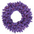 VIC-K168425LED - 24" Flocked Purple Wreath Dura L Led50 Pr 150T - Vickerman