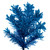 VIC-K223045 - 4.5' x 19" Flocked Turquoise Pencil 231T - Vickerman