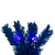 VIC-K223315LED - 9' x 14" Flocked Turquoise Garland Dura Lt 100 TQ - Vickerman