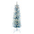 VIC-K255531LED - 3' x 16" Flocked Baby Blue Fir Dura Lit 50 Warm White - Vickerman