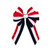 VIC-L132118 - 18" x 36" Red-white-blue Velvet Bow - Vickerman