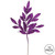 VIC-L152906 - 22" Purple Glitter Bay Leaf Spray, 12-Pack - Vickerman