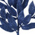 VIC-L152931 - 22" Midnight Blue Glitter Bay Leaf Spray, 12-Pack - Vickerman