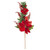 VIC-L225406 - 28" Merry Red Poinsettia Decorated Spray - Vickerman
