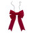 VIC-L230315 - 15" x 18.5" Red Canvas UV Bow 4.75"Sz - Vickerman