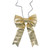 VIC-L230812 - 12" x 15" Gold Metallic UV Bow 3.5" Size - Vickerman