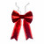 VIC-L231318LED - 18" x 23" Red Velvet LED UV Bow 6" Size - Vickerman