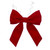 VIC-L232312UV - 12" x 15" Red Velvet Bow UV - Vickerman