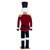 VIC-L240168 - 6'8" Red Velvet Standing Nutcracker Doll - Vickerman