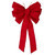 VIC-L240324 - 24"x 34" Red Canvas 11-Loop UV Bow 5" - Vickerman