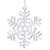 VIC-M110205 - 5" Clear Acrylic Snowflake - Vickerman