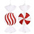 VIC-M110920 - 13" Peppermint Candy Assorted, 2-Pack - Vickerman