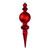 VIC-M111803 - 62" Red Finial Shiny-matte-glitter - Vickerman