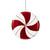 VIC-M153303 - 6" Red-white Swirl Flat Candy - Vickerman