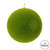 VIC-M180564 - 5" Moss Green Flocked Ball Ornament, 4-Pack - Vickerman