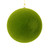 VIC-M180664 - 6" Moss Green Flocked Ball Ornament, 4-Pack - Vickerman