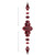 VIC-M183807 - 41" Silver Shiny Finial Ornament - Vickerman