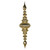 VIC-M183808 - 41" Gold Shiny Finial Ornament - Vickerman