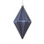 VIC-MC212331D - 5.5" Midnight Blue Matte Finial Ornament, 4-Pack - Vickerman