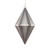 VIC-MC212387D - 5.5" Pewter Matte Finial Ornament, 4-Pack - Vickerman