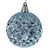 VIC-MC240332 - 4.75" Baby Blue Diamond Mercury Ornament, 4-Pack - Vickerman