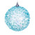 VIC-MC250632W - 4" Baby Blue Iridescent Bead Ball, 3-Pack - Vickerman
