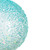 VIC-MC250832W - 6" Baby Blue Iridescent Bead Ball, 2-Pack - Vickerman