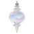 VIC-MC251600W - 5" Clear Iridescent Finial, 3-Pack - Vickerman