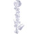 VIC-MC253872 - 6' Clear Ice Cube Garland - Vickerman