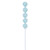 VIC-MC254444 - 15" Seafoam Green Icy Sugar Pick, 6-Pack - Vickerman