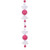 VIC-MC254603 - 6' Red Icy Sugar Candy Garland - Vickerman