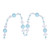 VIC-MC254644 - 6' Seafoam Green Icy Sugar Candy Garland - Vickerman